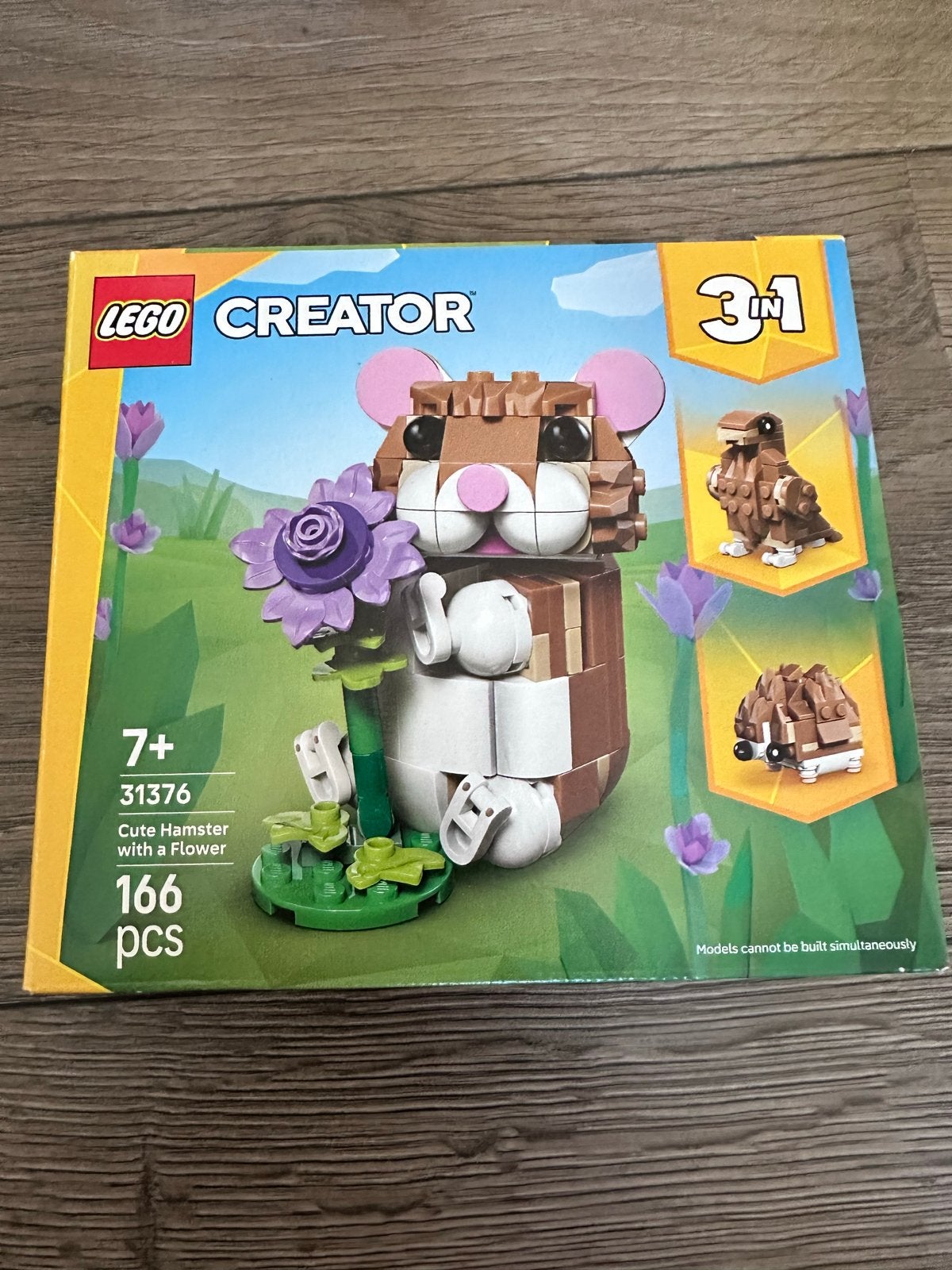 LEGO Creator 3-in-1 Hamster met Bloem (31376), Ophalen, Nieuw, Overige merken