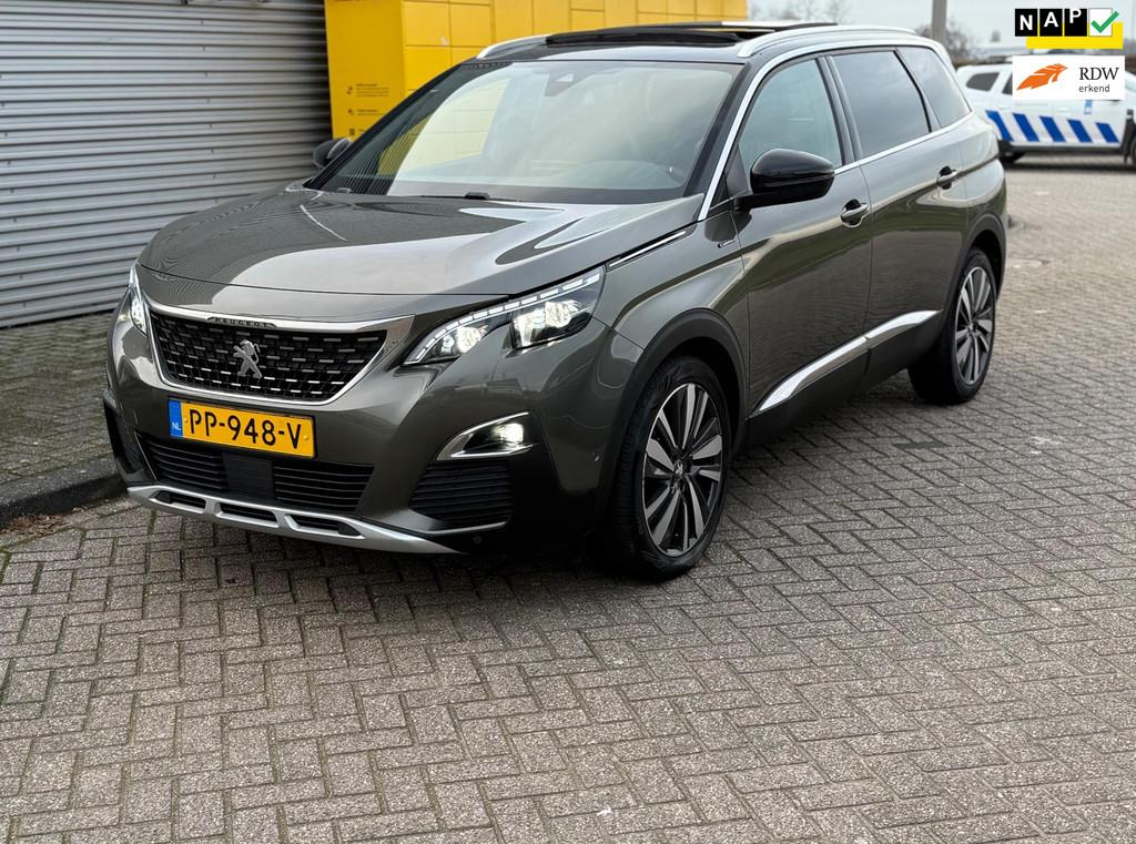 Peugeot 5008 1.2 PureTech GT-Line 7Pers Panodak Xenon Led PD, Voorwielaandrijving, Gebruikt, 1199 cc, 1290 kg