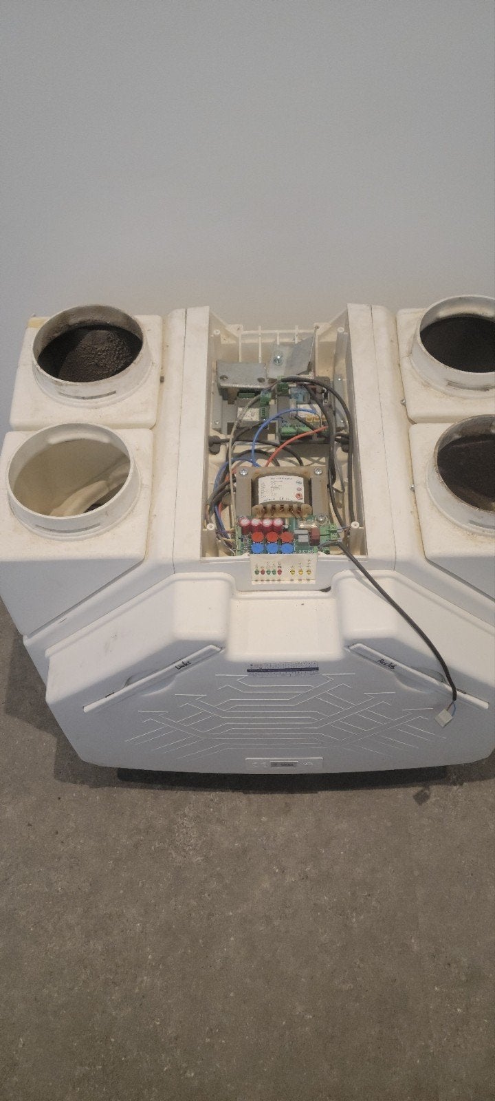 Wtw unit, Ophalen, Ventilator en Afzuiger