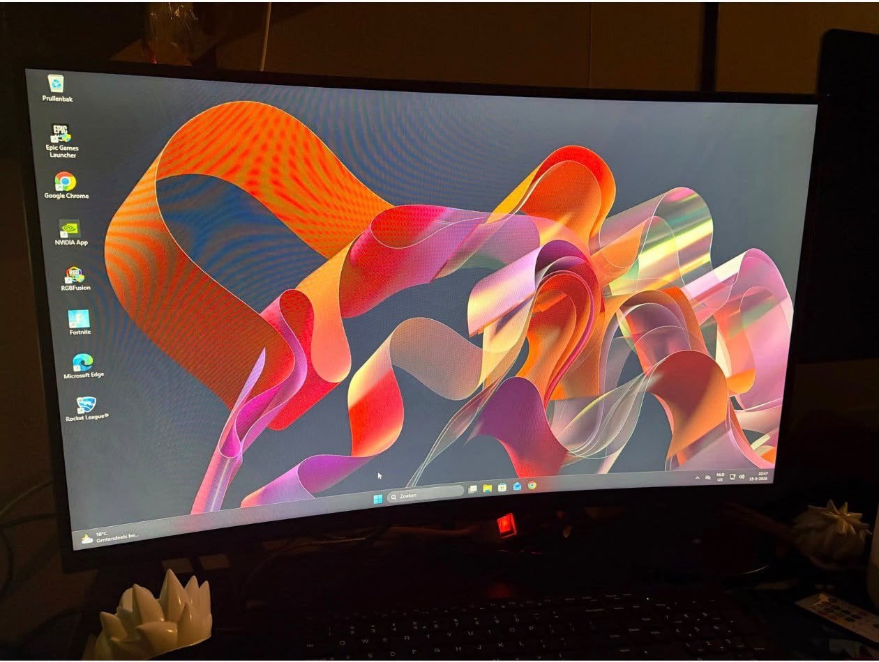 Computer monitor 31.5 inch curve, Computers en Software, Gaming, 101 t/m 150 Hz, VA, Full HD