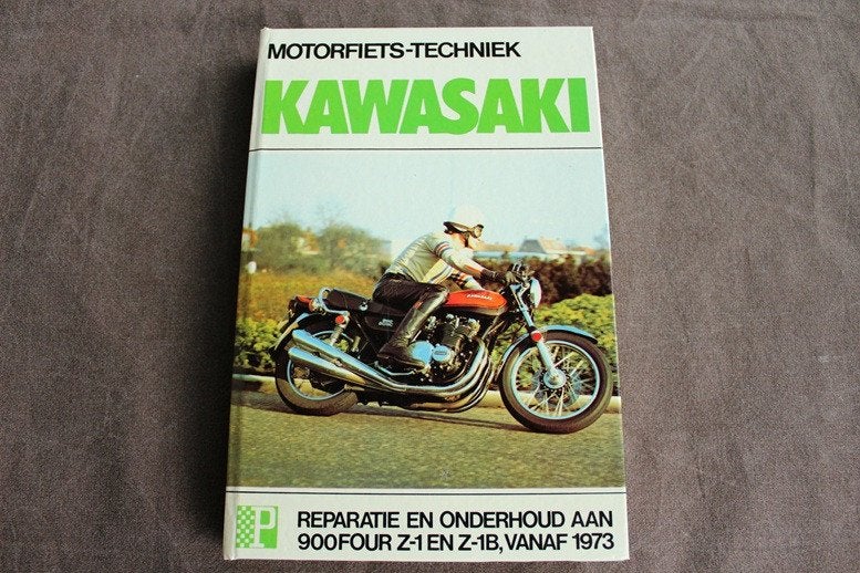 KAWASAKI Z1 Z -1B vanaf 1973 - 1975 900 fours werkplaatsboek, Ophalen of Verzenden, Kawasaki