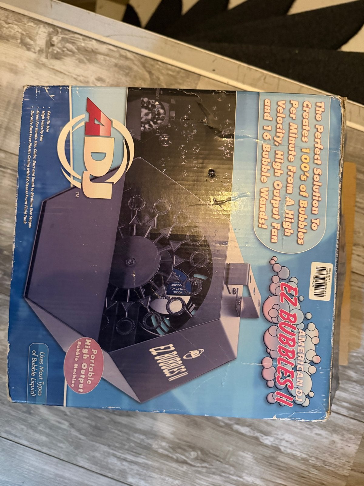 American DJ EZ Bubbles II Bellenblaasmachine, Ophalen of Verzenden, Gebruikt, Overige typen