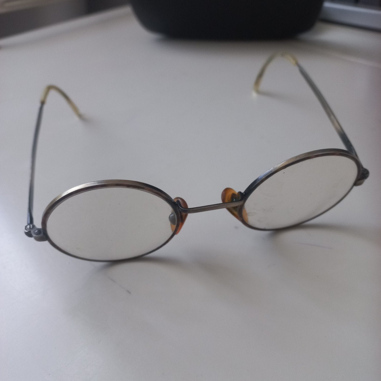 Vintage JOHN LENNON Ronde bril schilpad, Ophalen, Bril, Overige merken