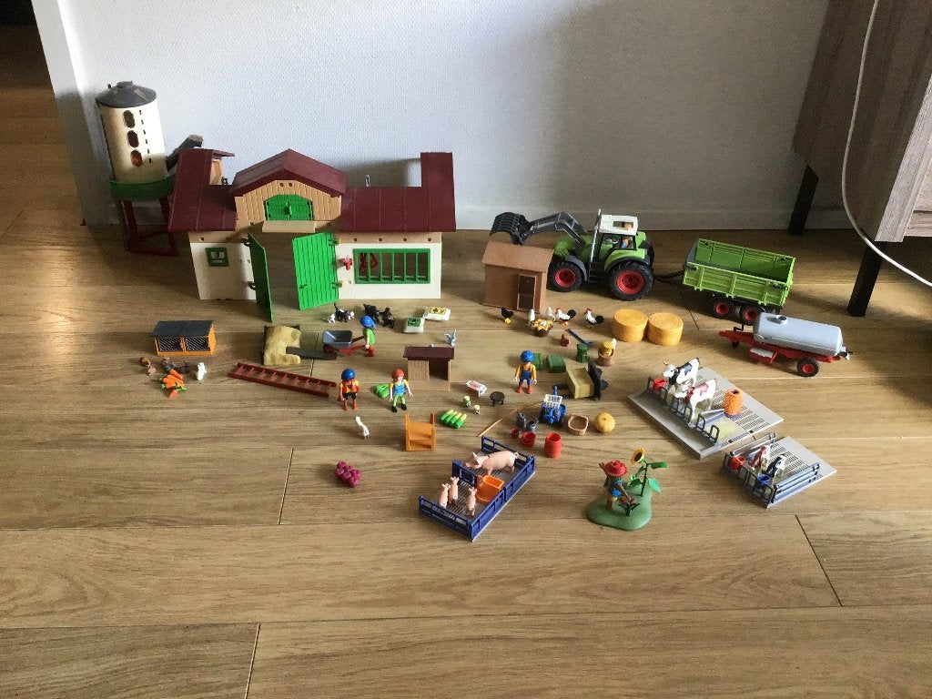 Playmobil boerderij met toebehoren, Ophalen of Verzenden, Gebruikt