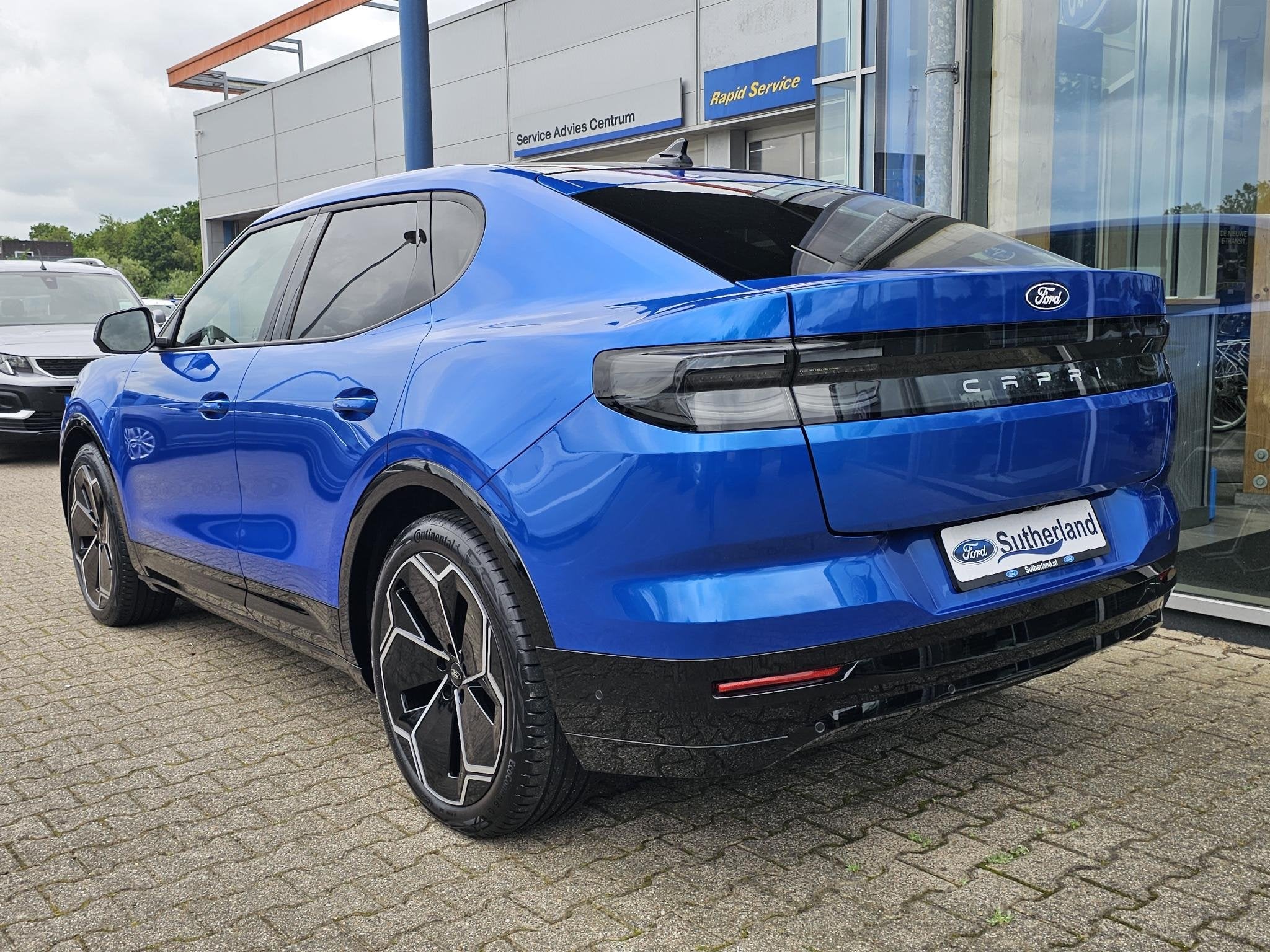 Ford Capri Premium Extended Range RWD 77 kWh Driver assistan, Automaat, Achterwielaandrijving, Gebruikt, Blauw