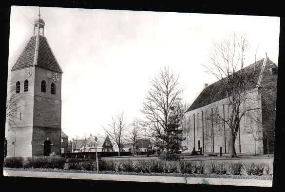 Beerta (bij Winschoten en Finsterw) - Ned herv Kerk en Toren, Ophalen of Verzenden, 1980 tot heden, Gelopen, Groningen