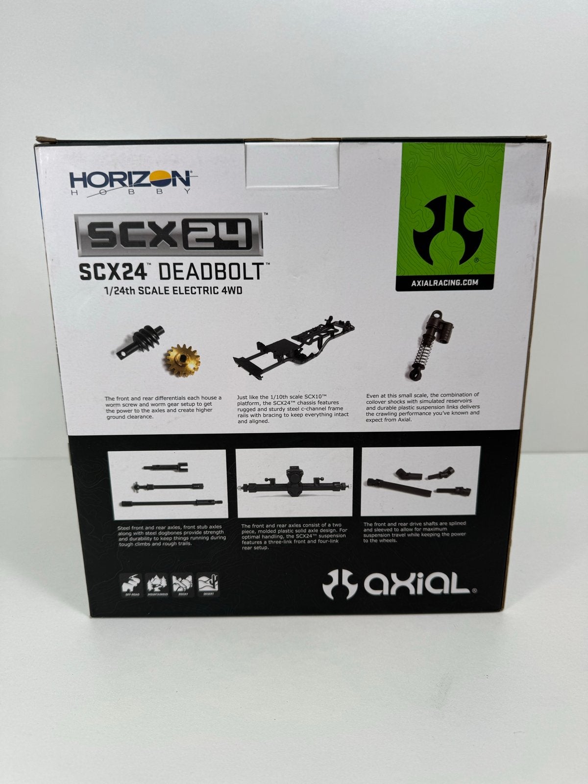 Axial SCX24 Deadbolt 1/24 RC Crawler - Nieuw in doos me, Elektro, Horizon, Auto offroad, Onbekend