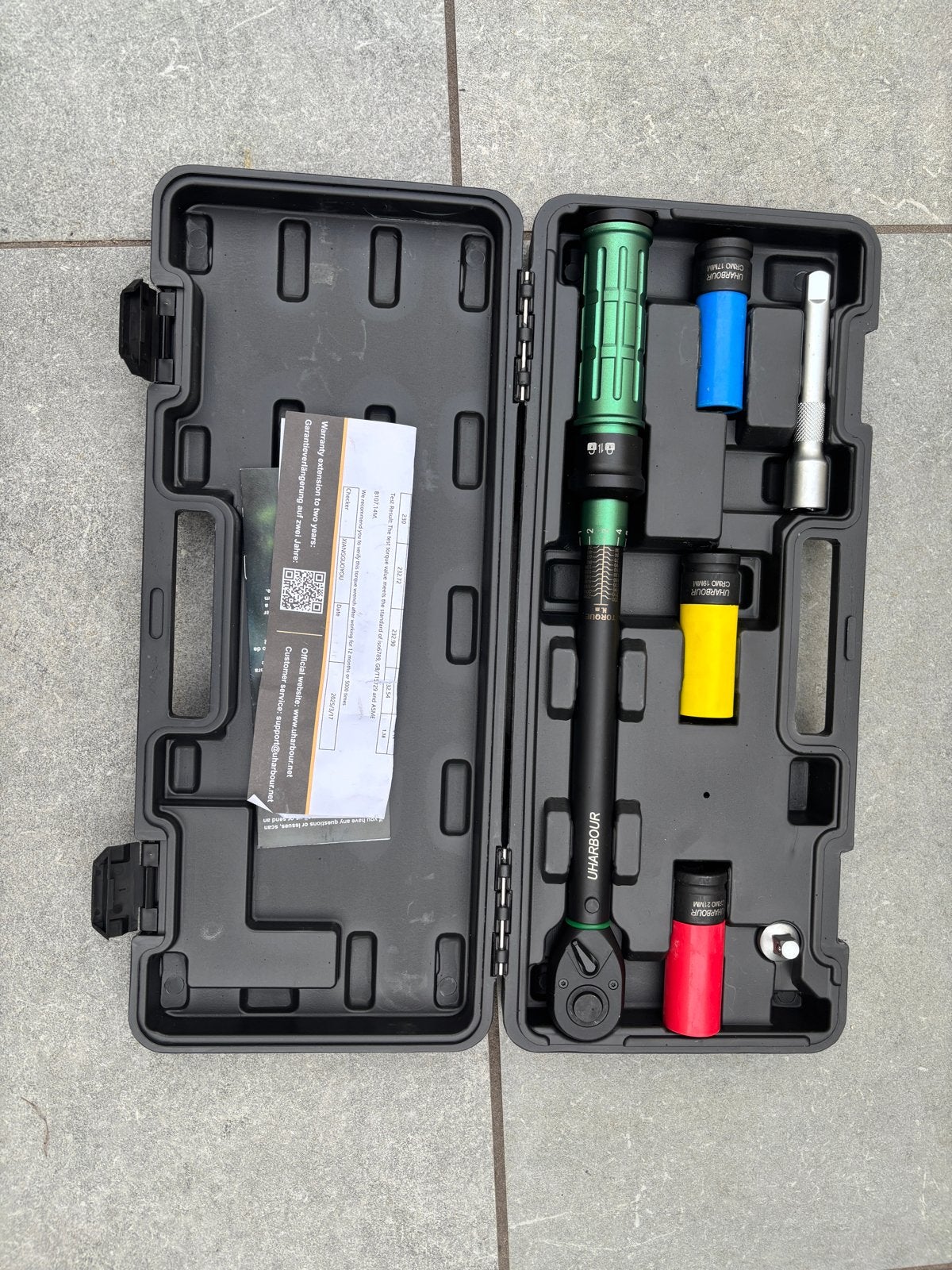 Professionele Momentsleutel 1/2 inch, 20-230 Nm met doppen, Auto diversen, Autogereedschap, Ophalen of Verzenden, Nieuw
