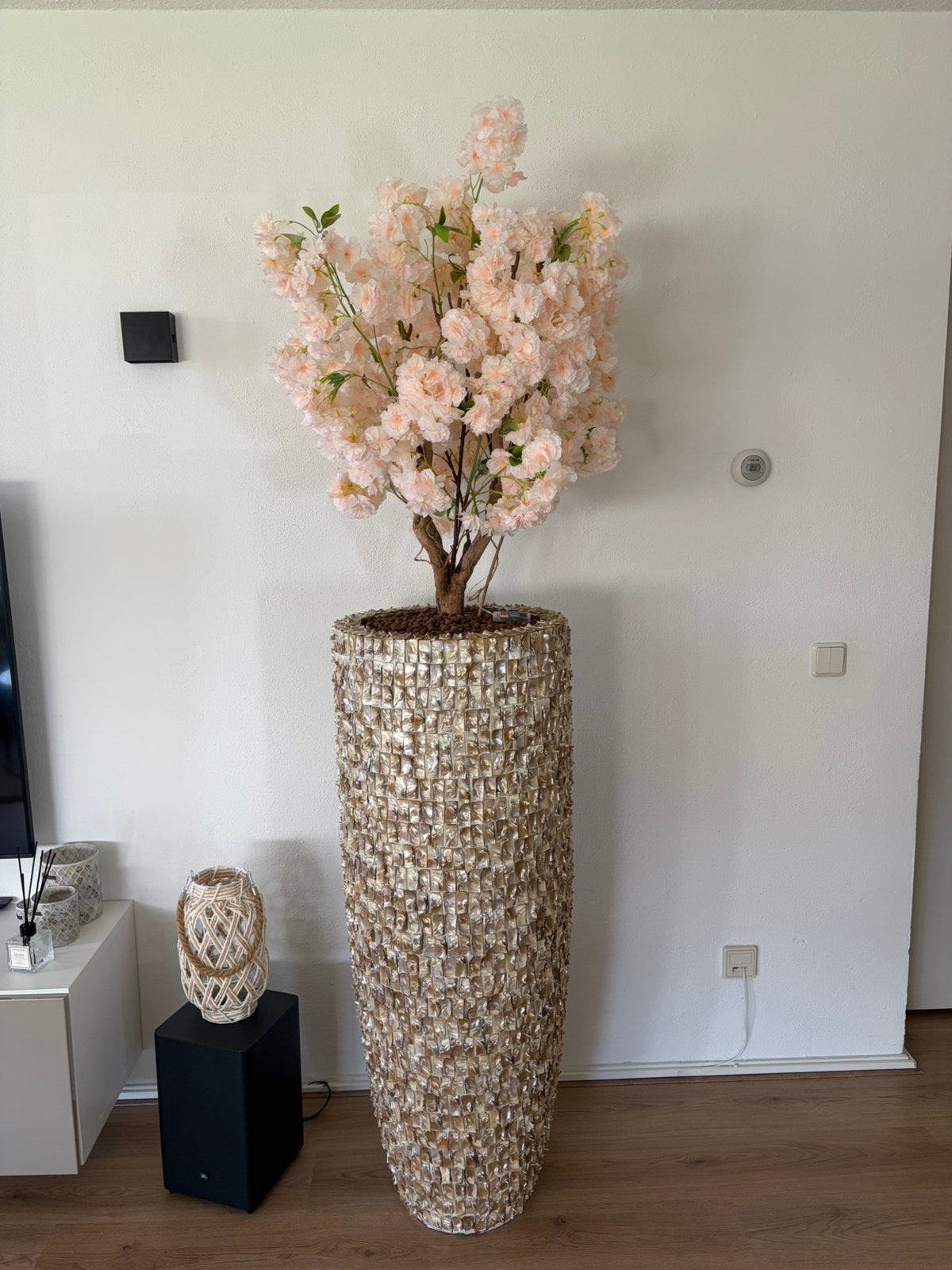 Prachtige Bloesemboom zalm kleur, Huis en Inrichting, Ophalen of Verzenden, Zo goed als nieuw