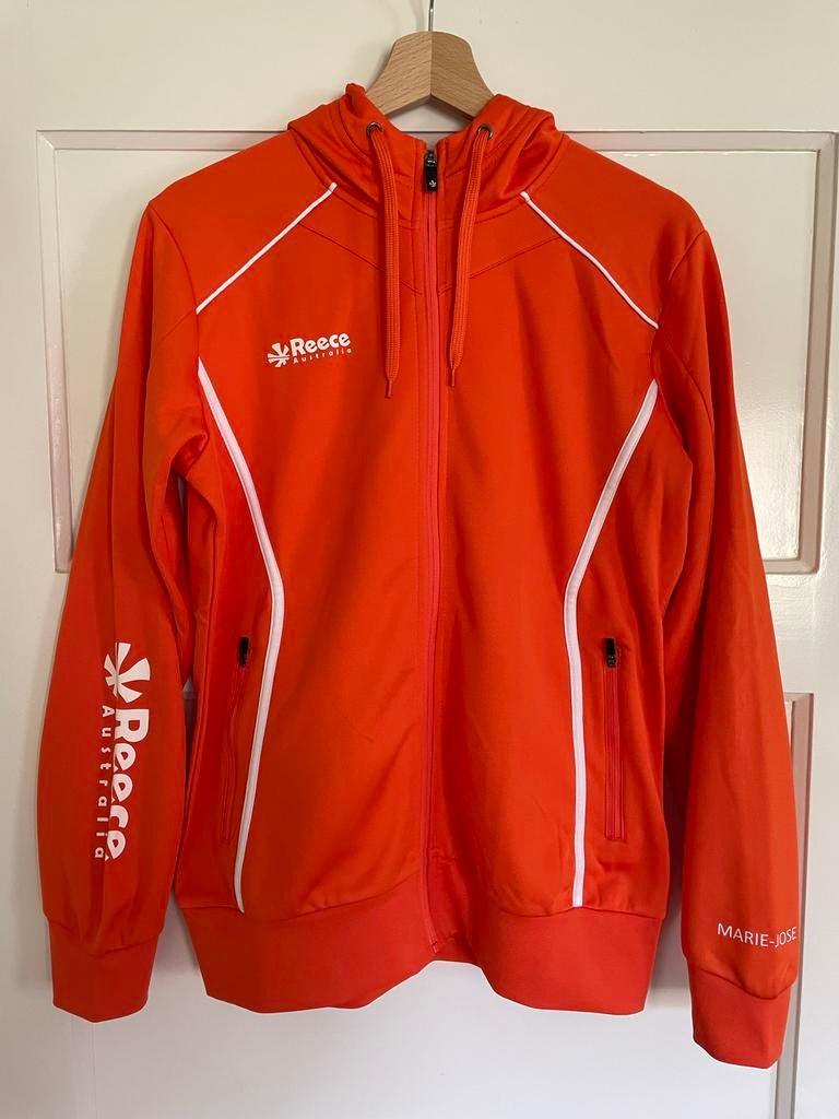 Reece Australia dames sportvest met capuchon maat XL, Oranje, Ophalen of Verzenden, Zo goed als nieuw, Maat 42/44 (L)