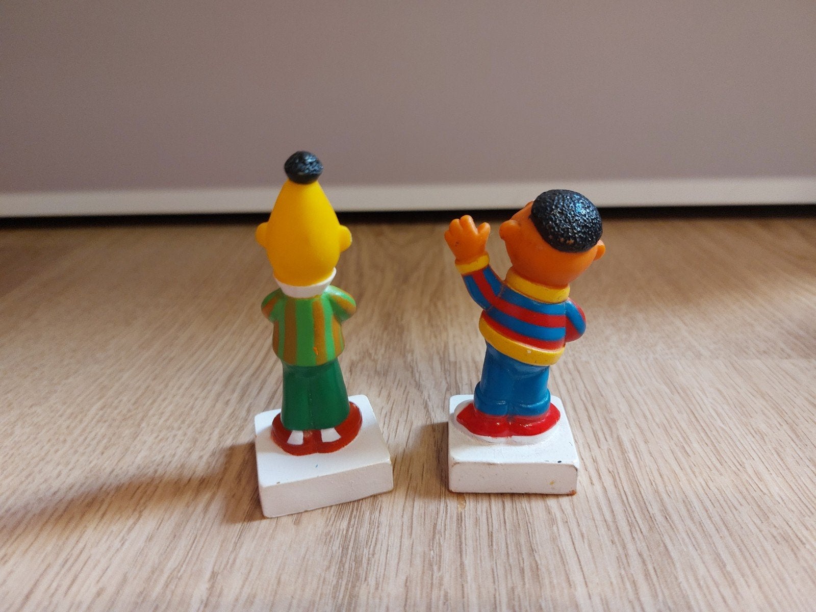Sesamstraat Bert en Ernie poppetjes, Verzamelen, Poppetjes en Figuurtjes, Ophalen of Verzenden