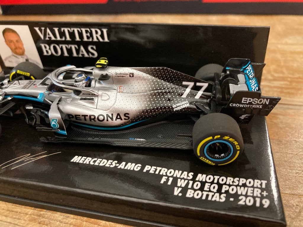 ✅ Valtteri Bottas 1:43 2019 Mercedes AMG Petronas W10 F1, Ophalen of Verzenden, Nieuw, Formule 1