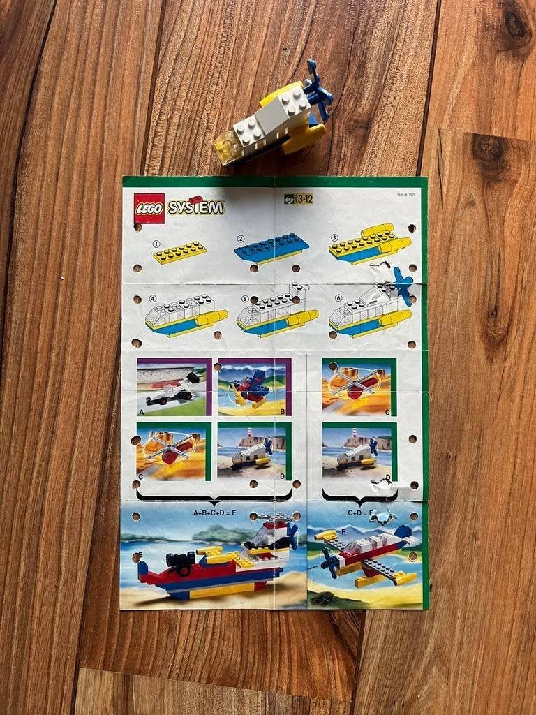 LEGO System Basic Set 1649 Motion 4B, Sea Skimmer compleet, Ophalen of Verzenden, Zo goed als nieuw, Lego