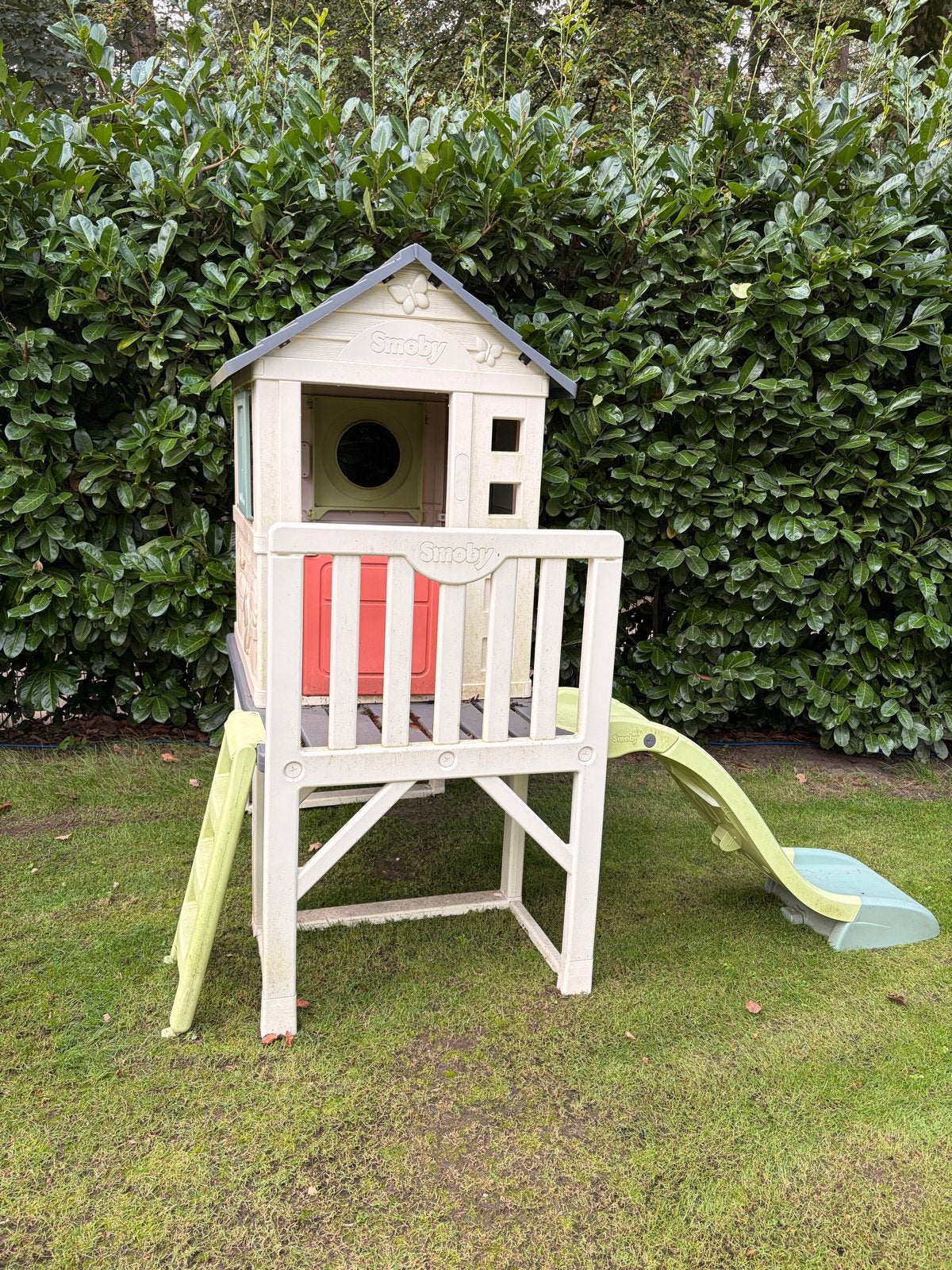 Smoby Speelhuis Paalwoning met Glijbaan, Ophalen, Gebruikt, Kunststof