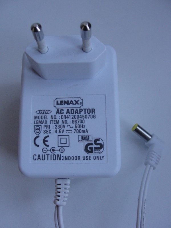 Lemax adapter 4,5V, Ophalen of Verzenden, Zo goed als nieuw