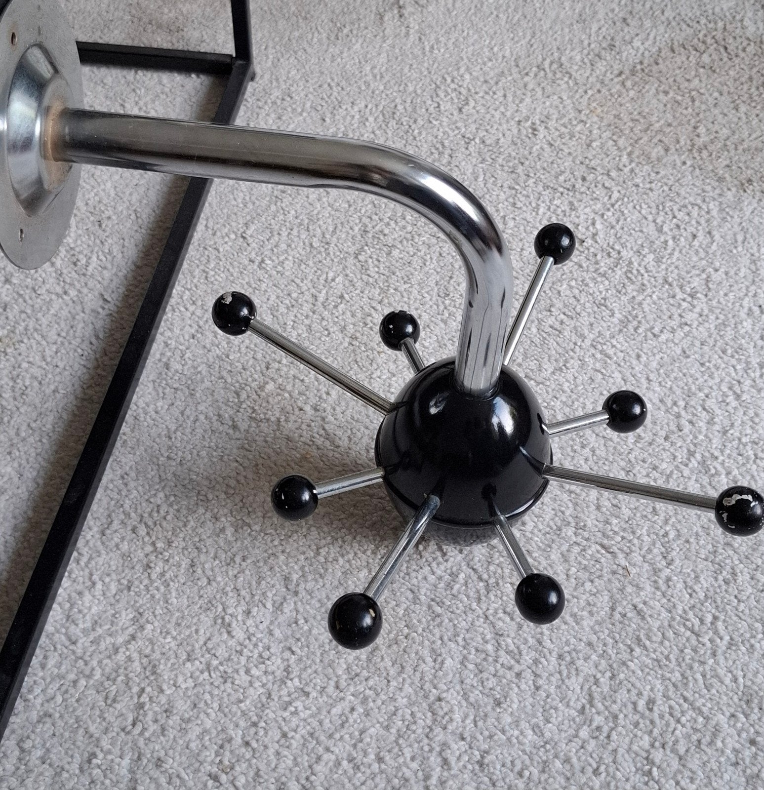 Vintage Sputnik Kapstokhaak - Jaren '60 Design, Ophalen, Gebruikt, Metaal, Wandkapstok