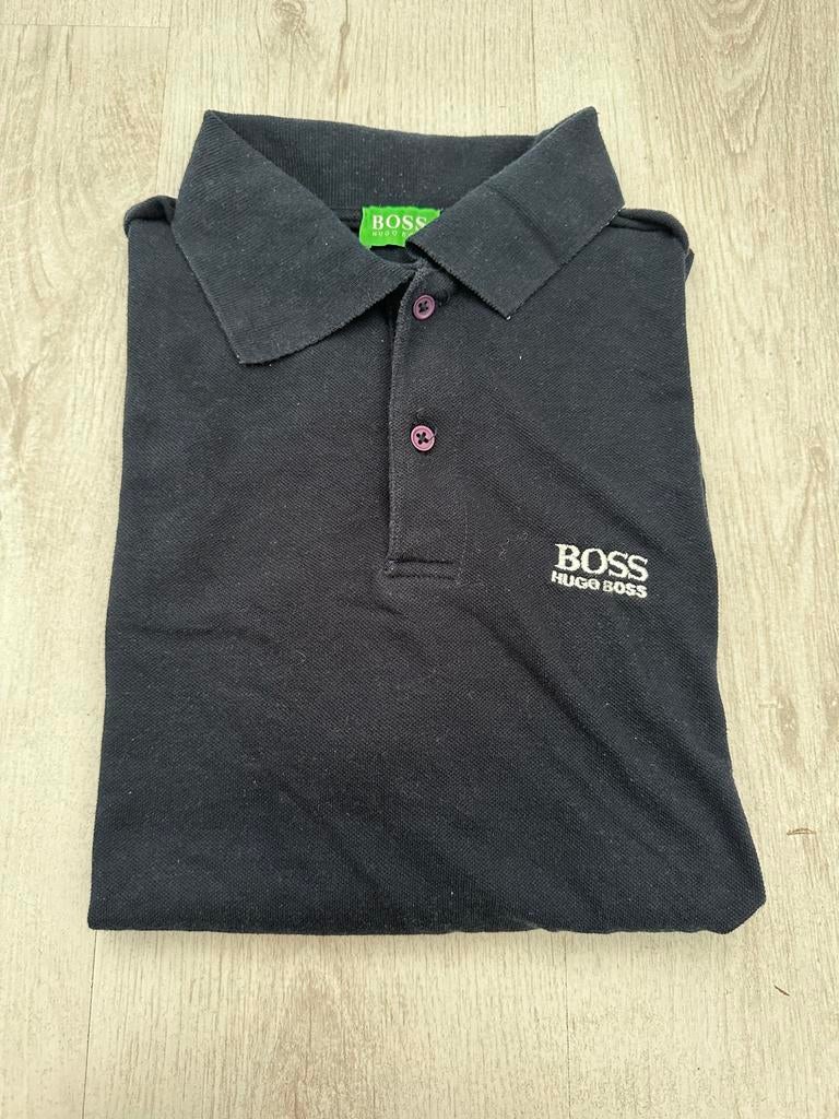 BOSS Hugo Boss polo shirt, Ophalen of Verzenden, Gedragen, Maat 56/58 (XL), Blauw