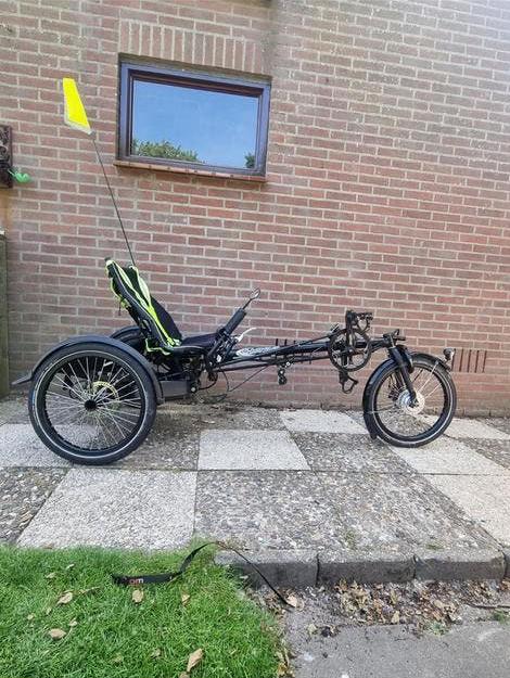 Chase Hase Lepus Ligfiets driewieler, Ophalen, Gebruikt
