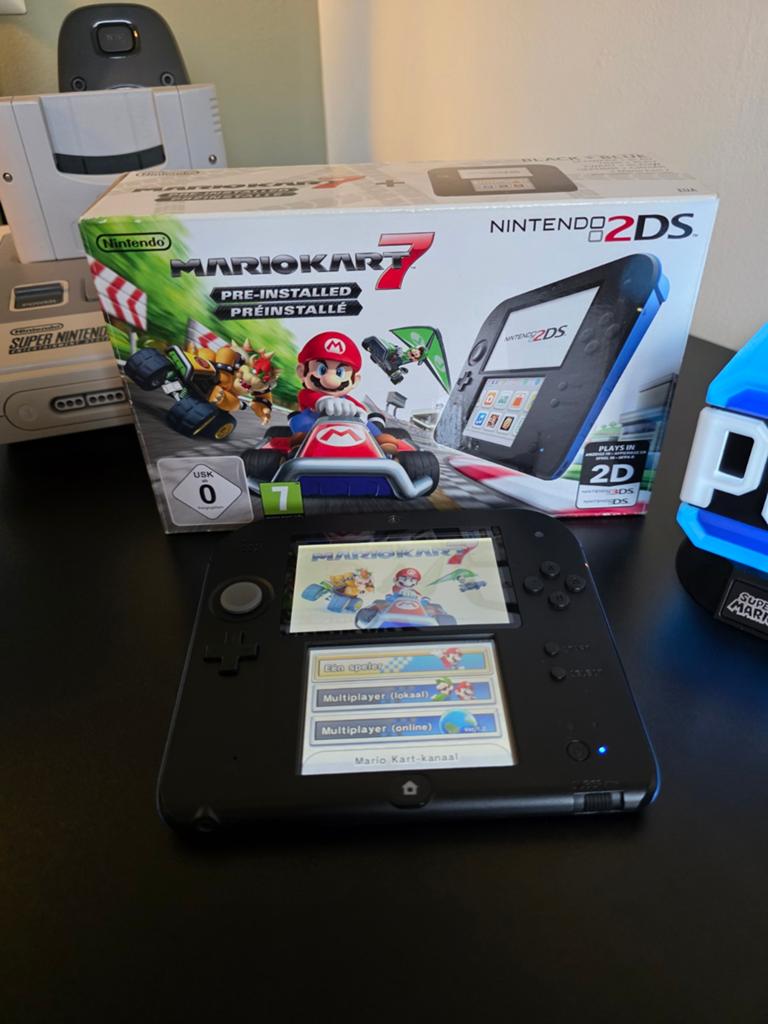 Nintendo 2DS Mario Kart Edition, Ophalen of Verzenden, Gebruikt, Zwart, 2DS