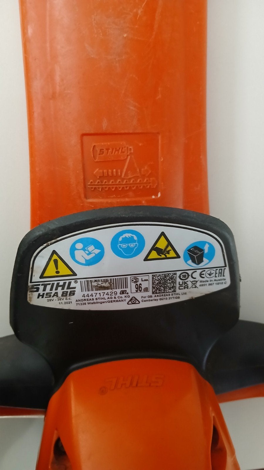 heggeschaar stihl HDS 86   60 cm, Ophalen, Gebruikt, Accu, Stihl