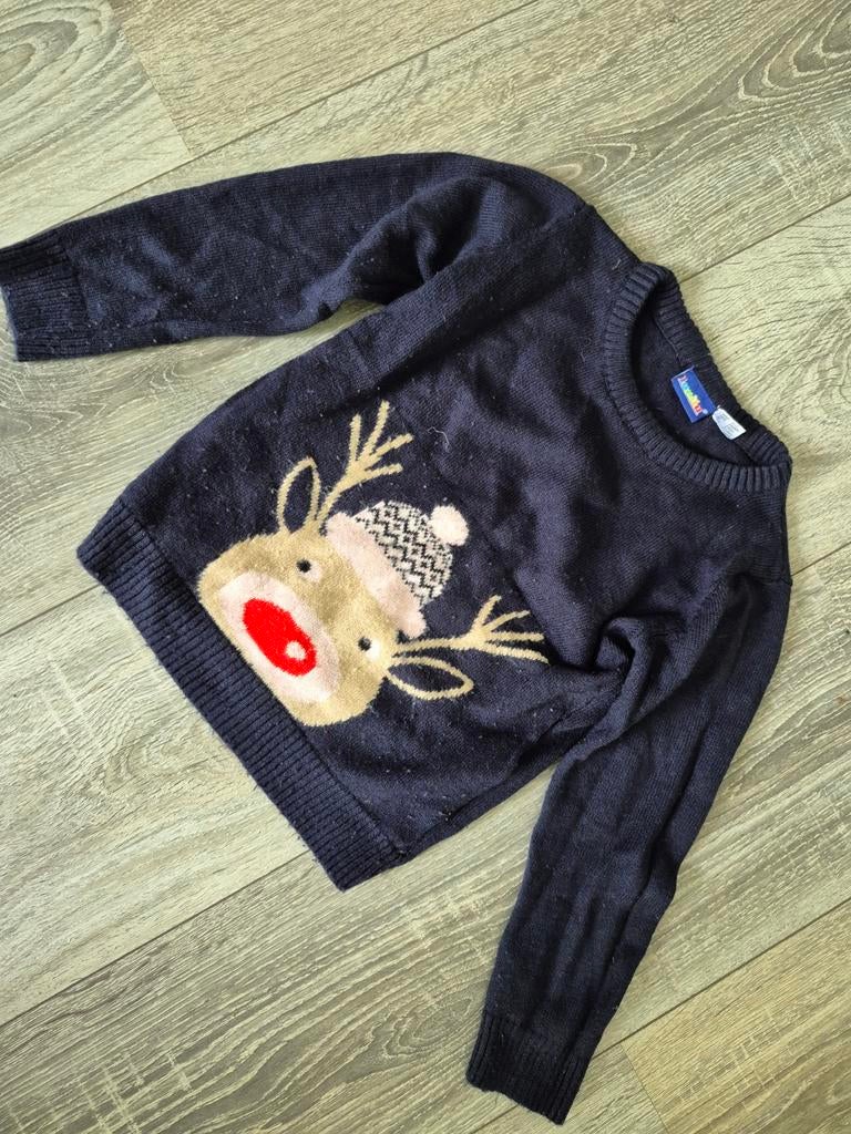 Lupilu Kersttrui met Rendier - Maat 98/104, Kinderen en Baby's, Jongen of Meisje, Trui of Vest, Ophalen of Verzenden, Zo goed als nieuw