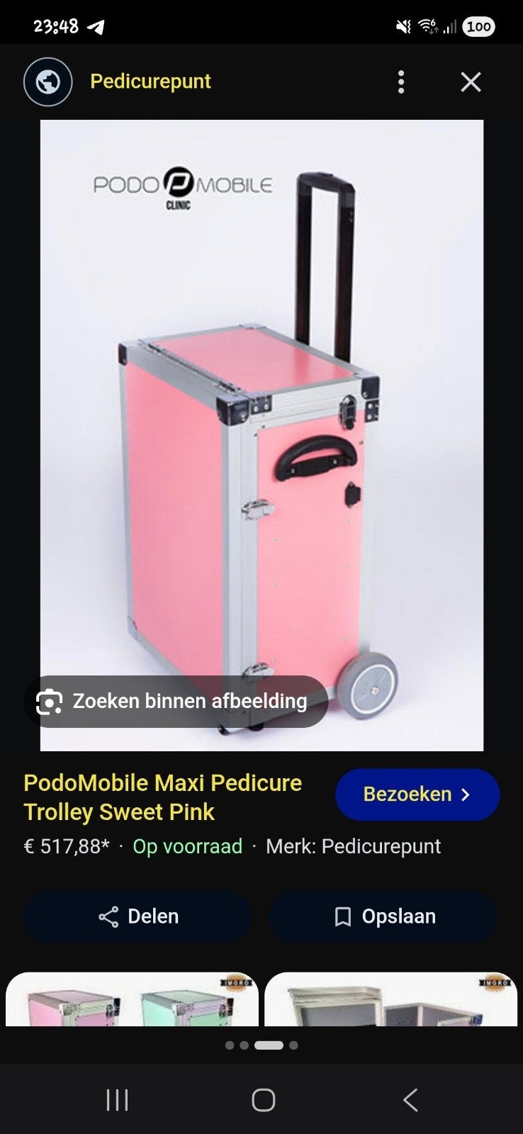 pedicure koffer maxi, Sieraden, Tassen en Uiterlijk, Koffers, Ophalen of Verzenden, Nieuw