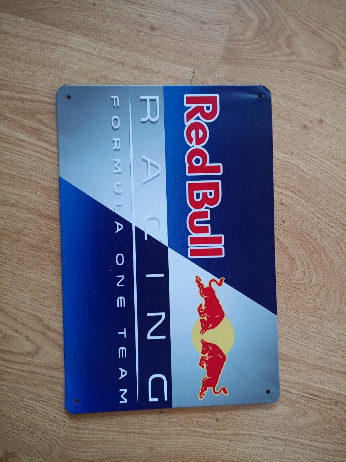 Red Bull Racing Formule 1 metalen bord, Ophalen of Verzenden, Gebruikt, Formule 1