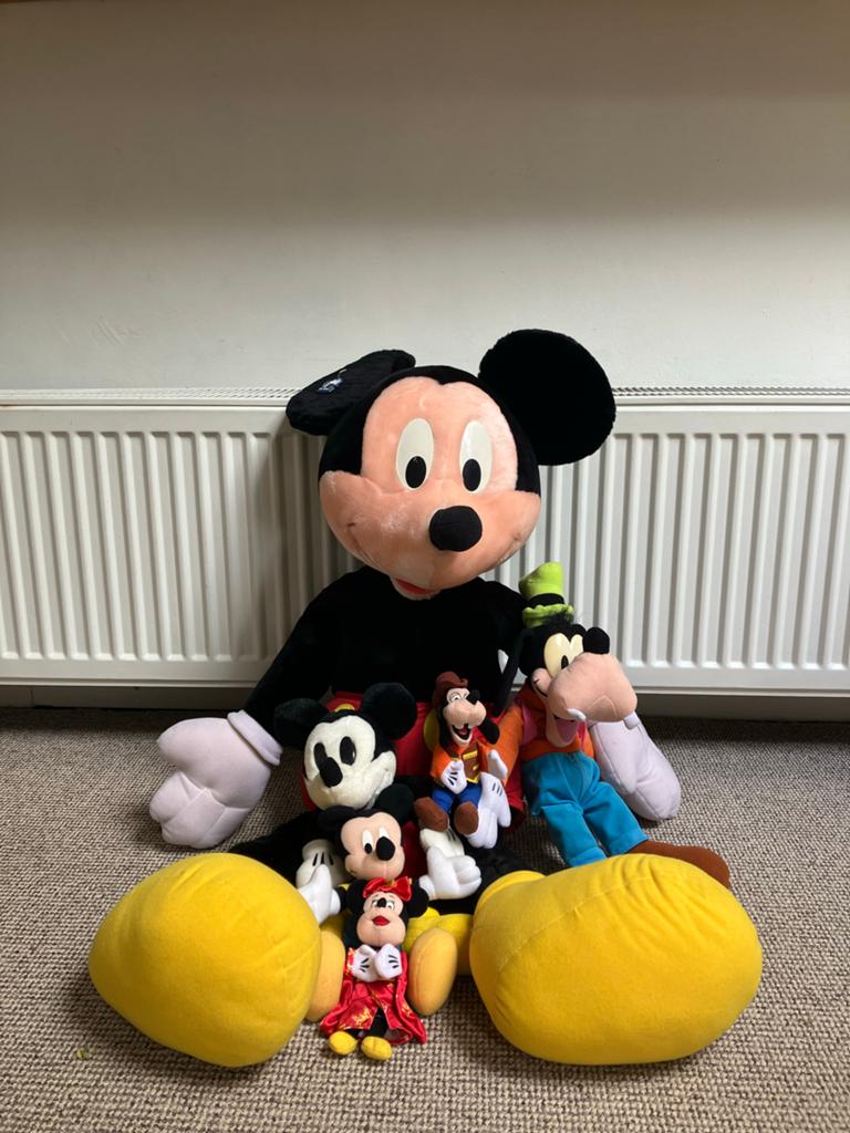 Verzameling Disney knuffels - Mickey, Minnie, Goofy, Verzenden, Mickey Mouse, Zo goed als nieuw, Knuffel