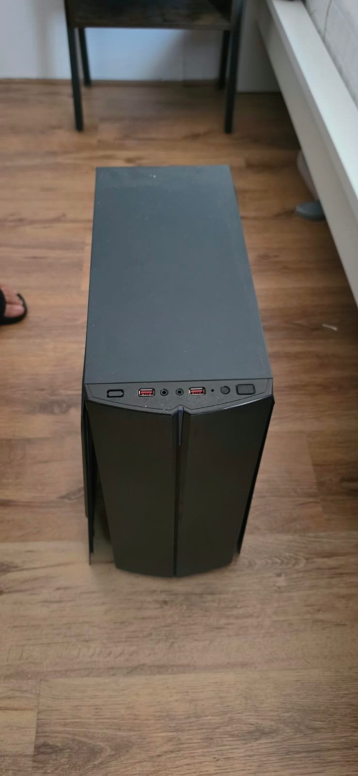 Lege computerkast - Zwart ATX Mid Tower Behuizing, Computers en Software, Ophalen, Gebruikt