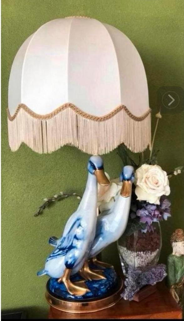 Eenden lamp met Engelse kap, Ophalen, Gebruikt