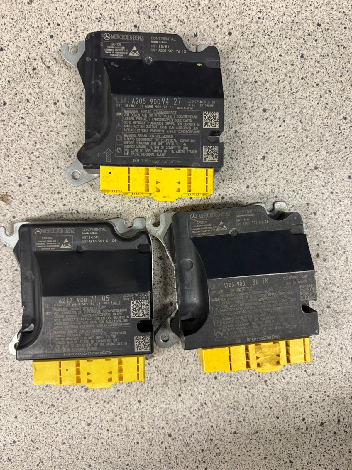 Mercedes w205 w213 airbag module, Ophalen of Verzenden