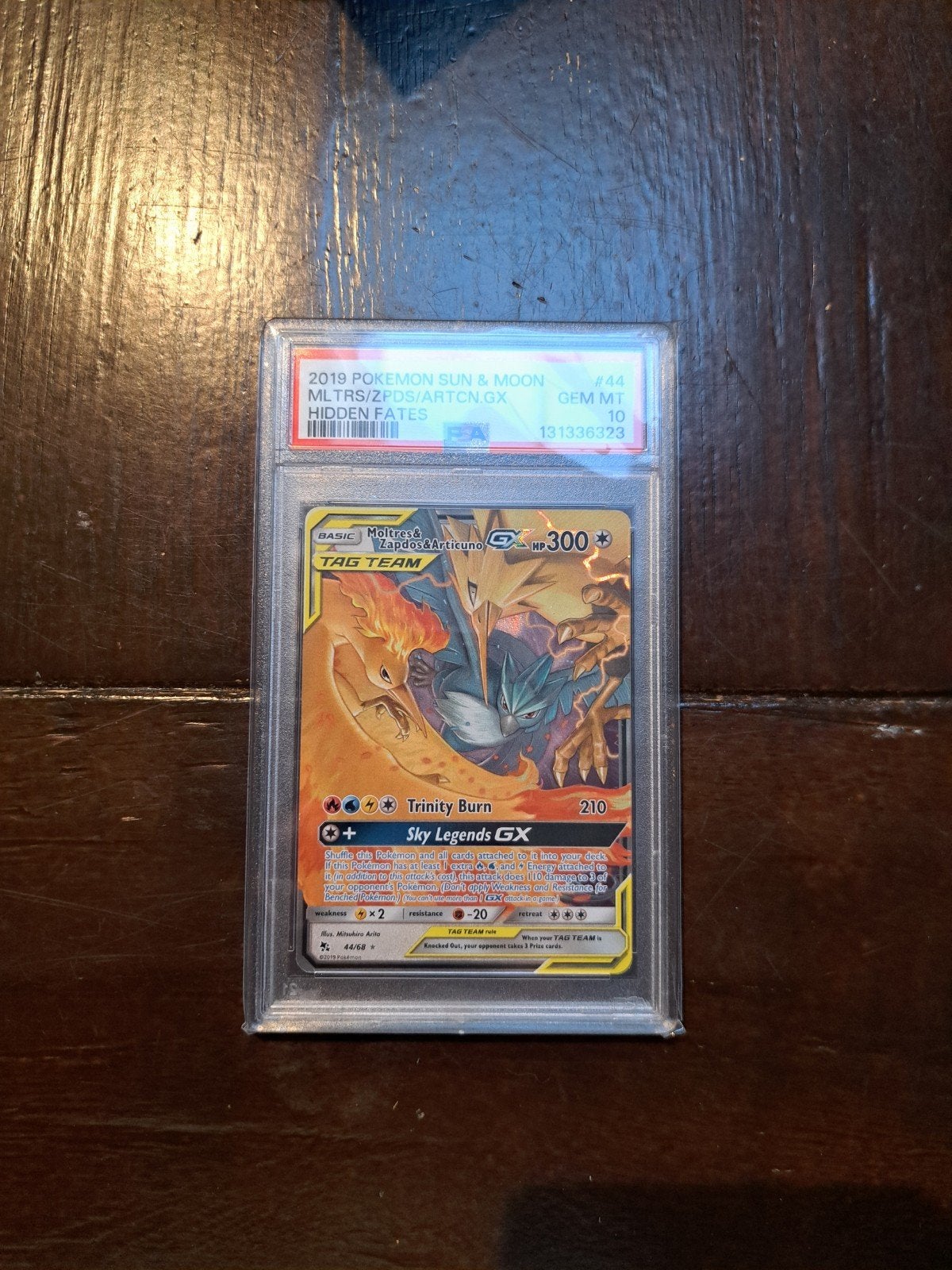 Moltres&Zapdos&Articuno PSA10 44/68, Ophalen of Verzenden, Zo goed als nieuw, Losse kaart, Foil