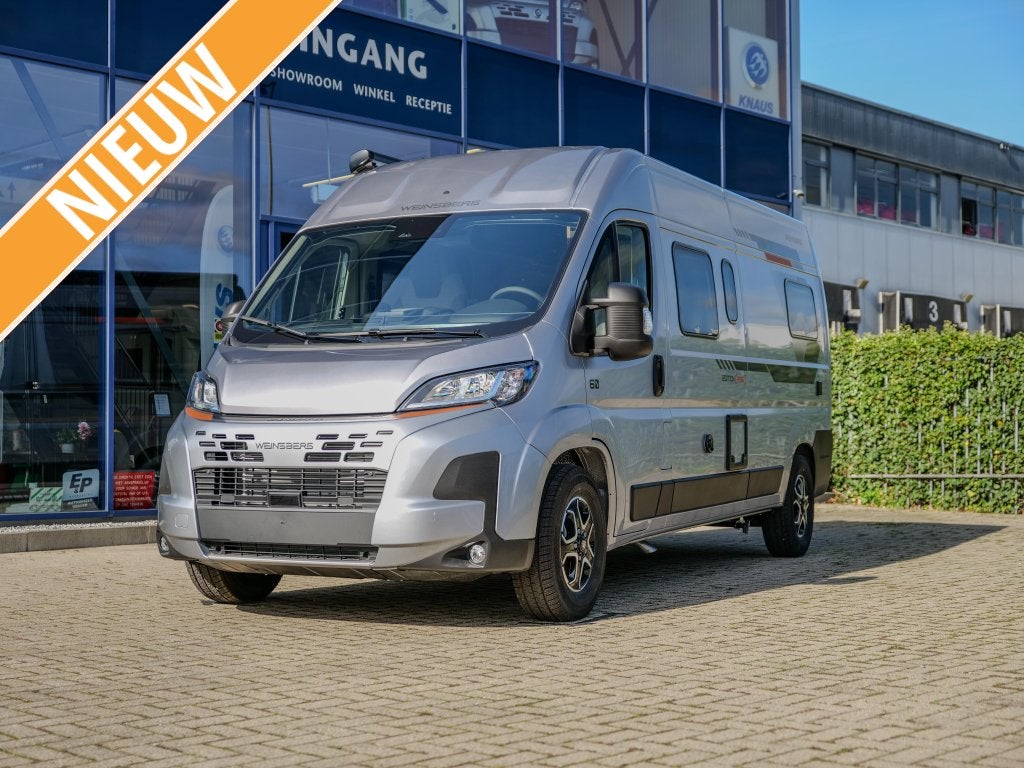 Weinsberg CaraBus Grey 600 ME AUTOMAAT LENGTE 2027!, Caravans en Kamperen, Automaat, Ringverwarming, Fiat, Tot en met 2
