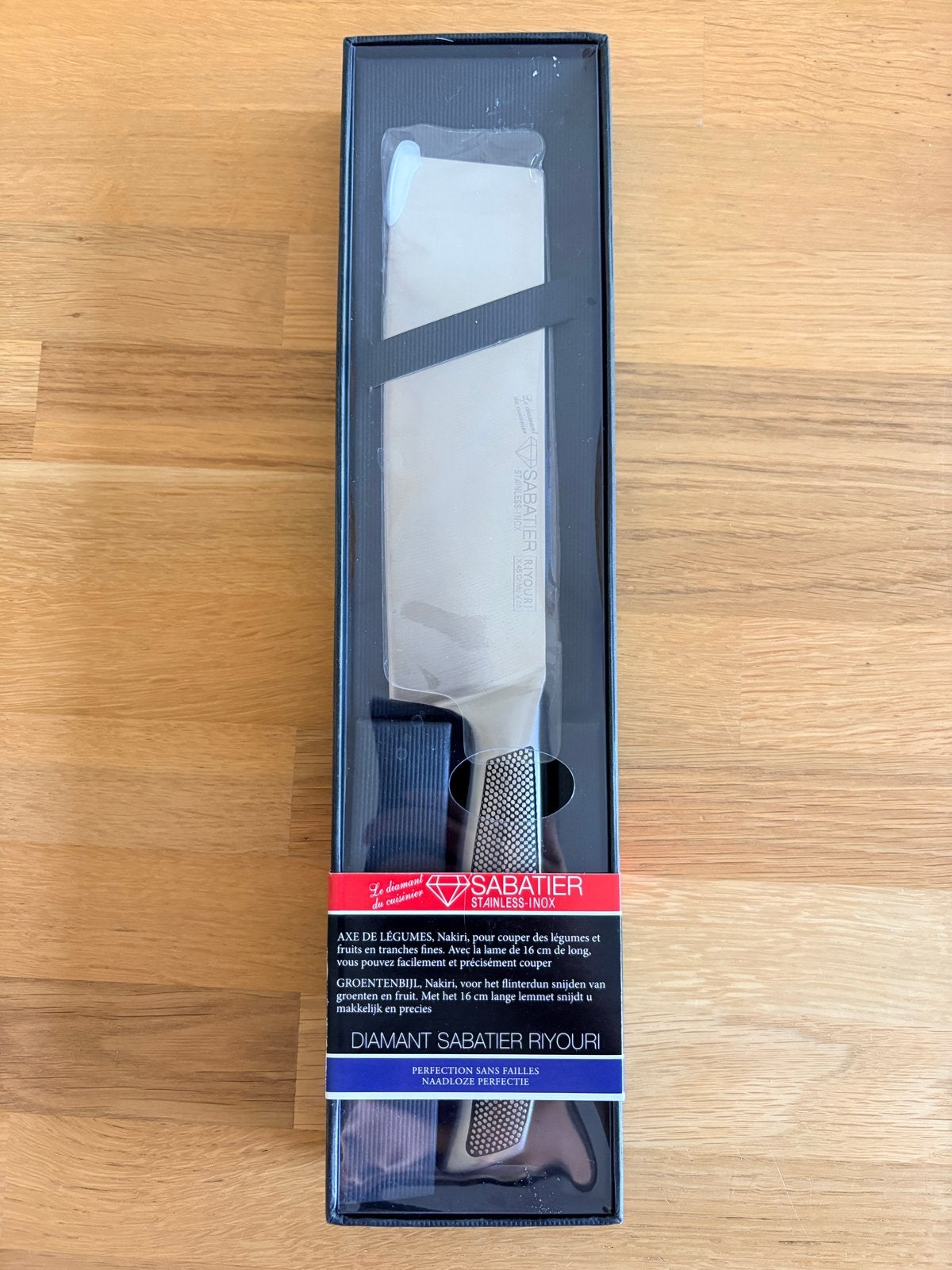 Sabatier Riyouri Groentebijl - 16 cm lemmet, Overige typen, Ophalen of Verzenden, Metaal, Overige merken