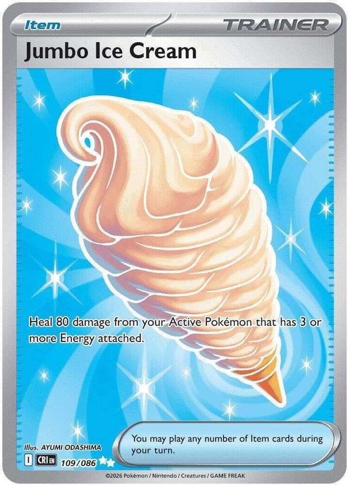 Chaos Rising » Jumbo Ice Cream, Hobby en Vrije tijd, Verzamelkaartspellen | Pokémon, Ophalen of Verzenden, Nieuw, Losse kaart