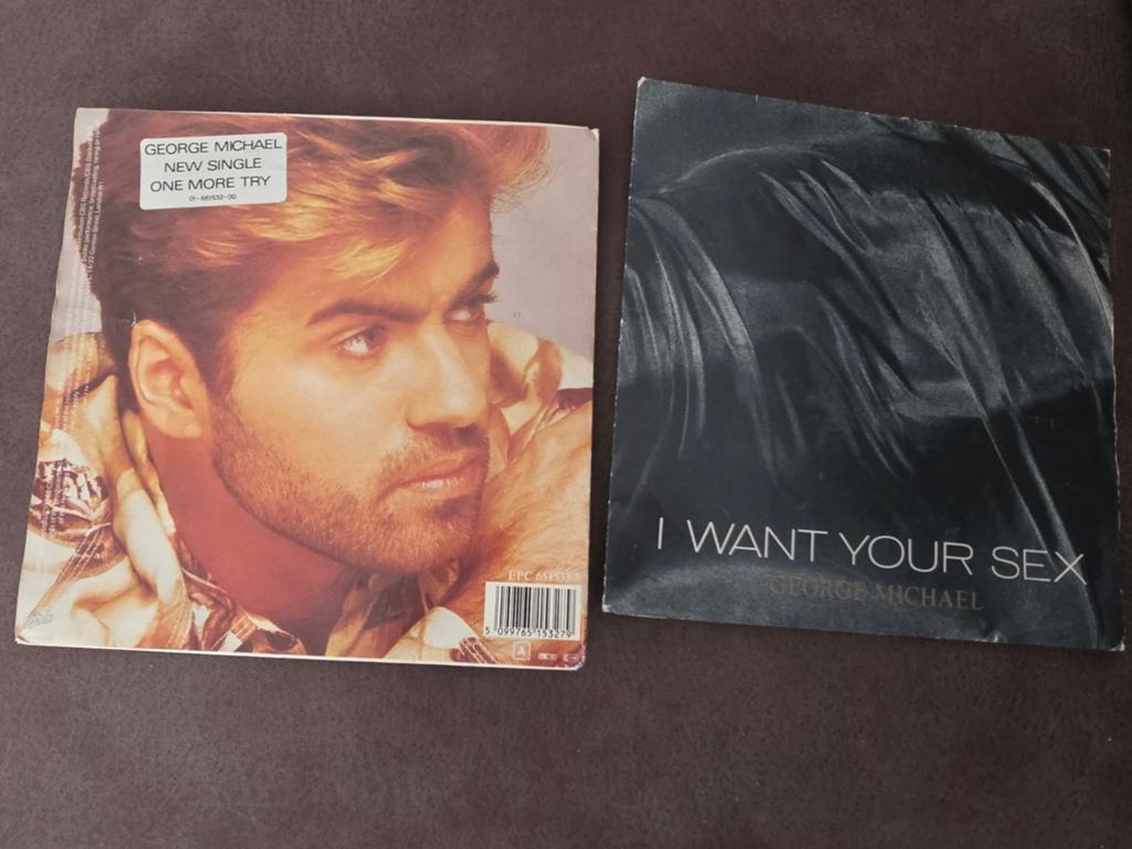 2x singles George Michael, Ophalen, Zo goed als nieuw