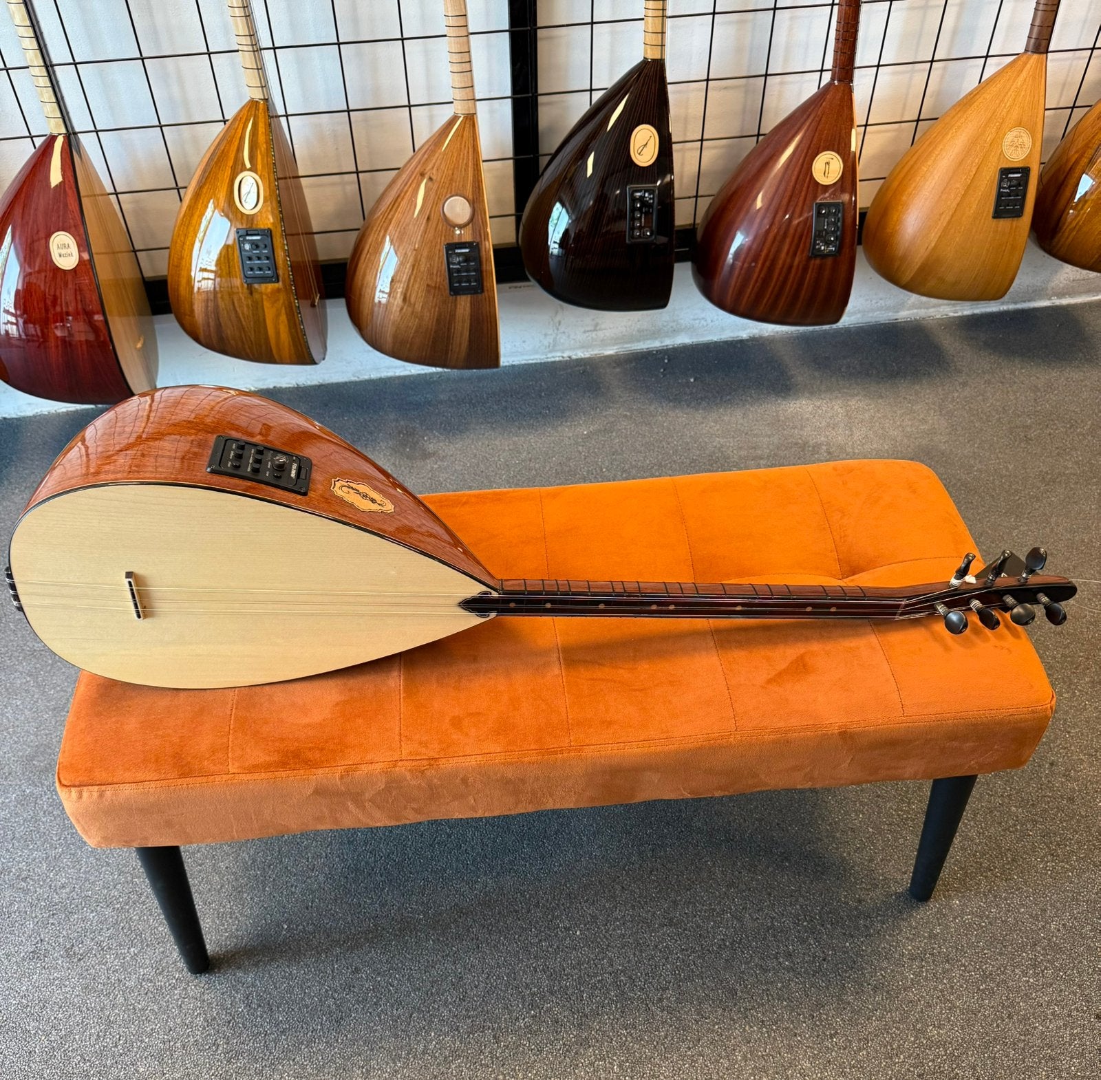 saz maun kısa sap profosyonel, Muziek en Instrumenten, 7007dc, Aura muziek, Nieuw, Ophalen of Verzenden