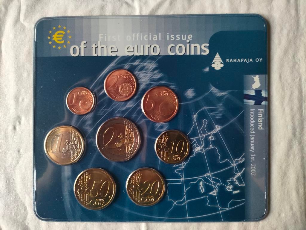 Set eerste euro Finland, Ophalen of Verzenden, Finland, Overige waardes