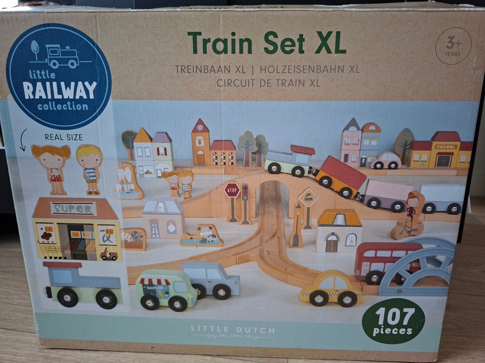 Little Dutch XXL Treinset - Compleet op 1 spoordeel na, Ophalen of Verzenden