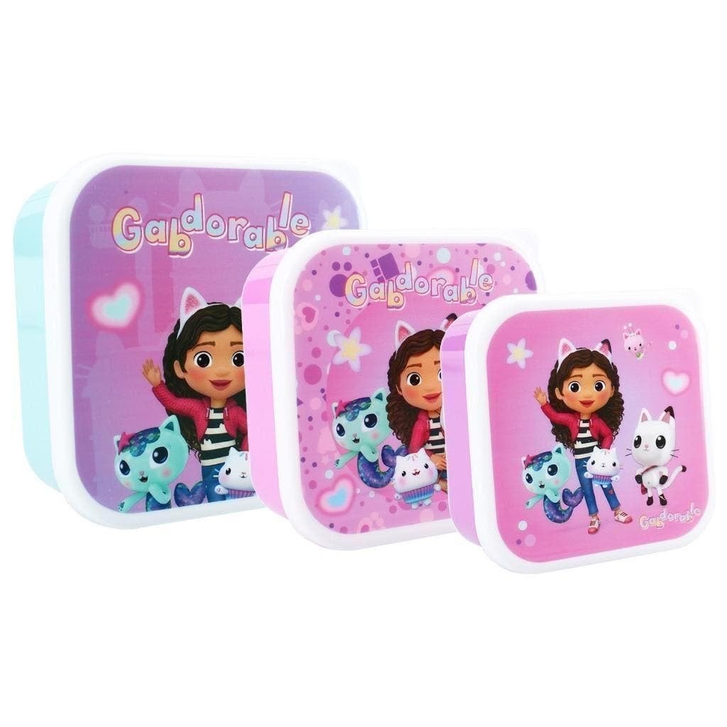 Gabby's Poppenhuis Snackbox - Set van 3, Nieuw, Ophalen of Verzenden, Nvt, Nvt