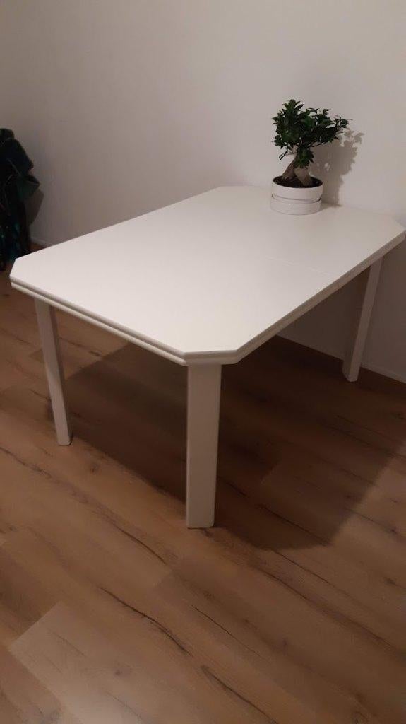 Eettafel (uitschuifbaar van 140-180cm), Ophalen, Gebruikt, 100 tot 150 cm, 50 tot 100 cm