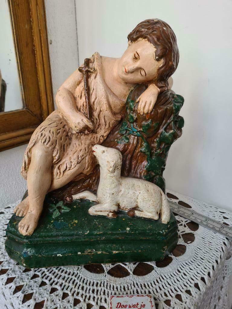 Jezus en het lam, Antiek en Kunst, Ophalen of Verzenden