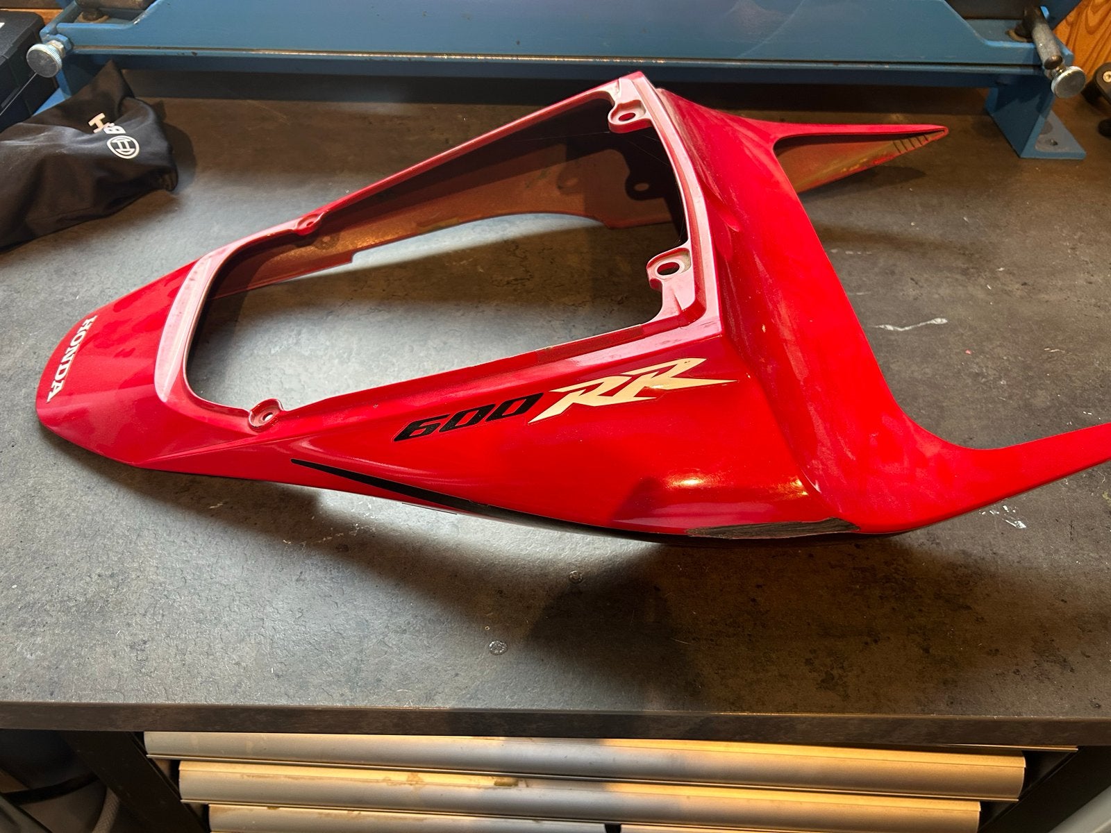Honda CBR 600 RR achterkuip rood, Ophalen, Gebruikt