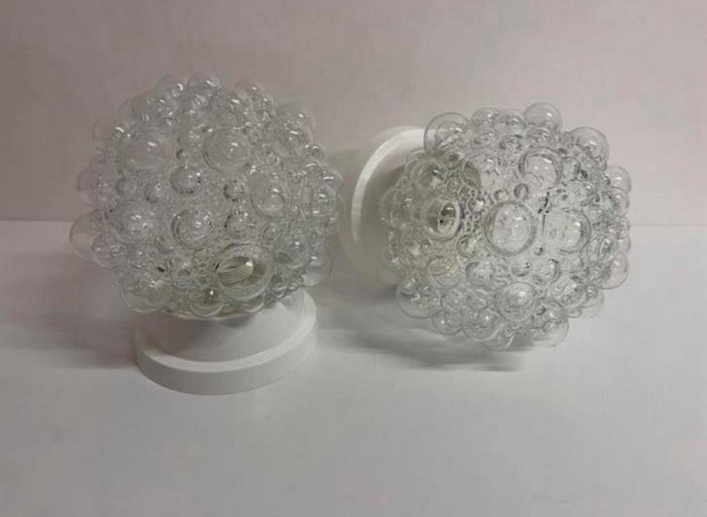 Vintage space age Helena Tynell bubbel helder mid century, Ophalen of Verzenden, Zo goed als nieuw, Glas