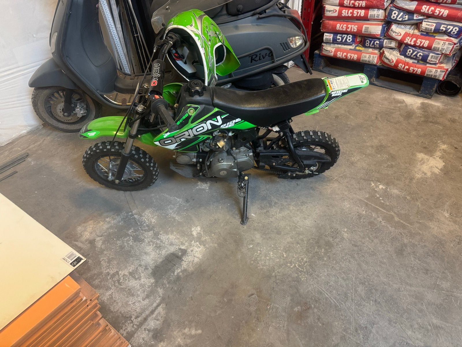Orion Pitbike - Zo goed als nieuw, Ophalen, Zo goed als nieuw, Schijfrem, Pitbike