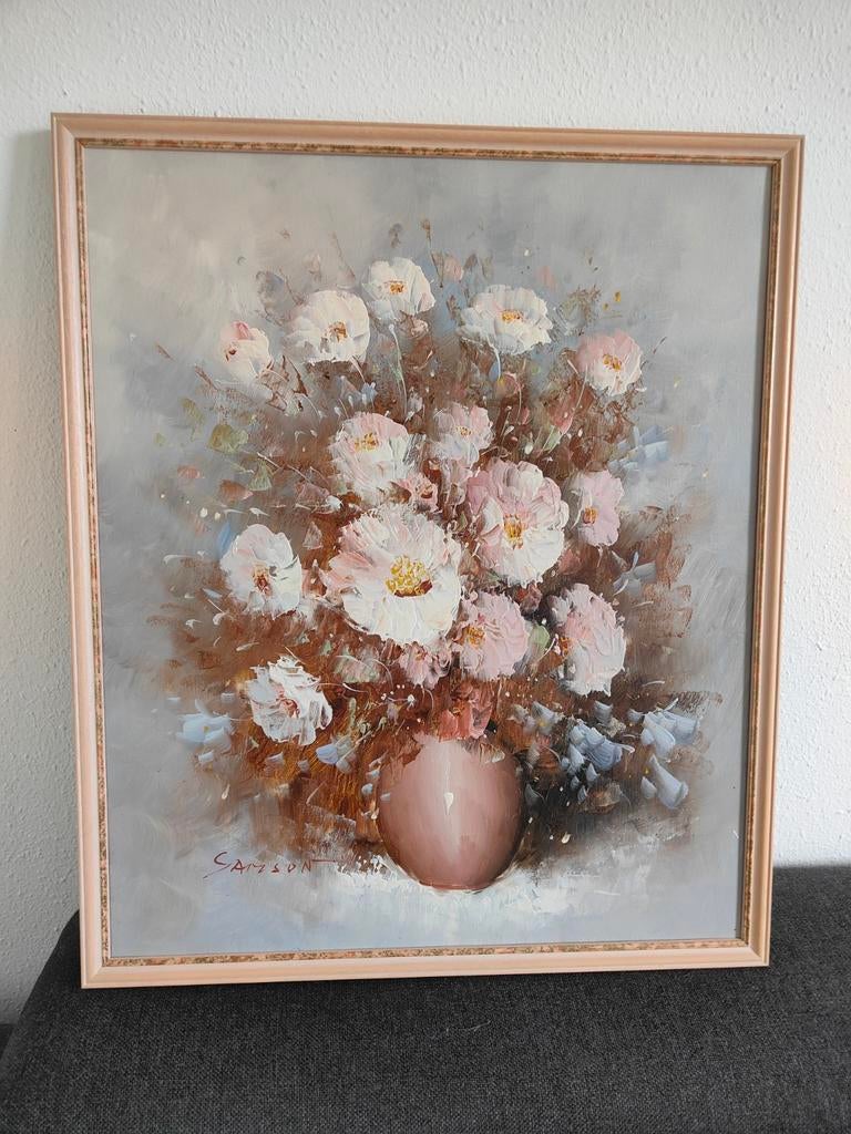 Een mooi olieverfschilderij op doek, Antiek en Kunst, Ophalen of Verzenden