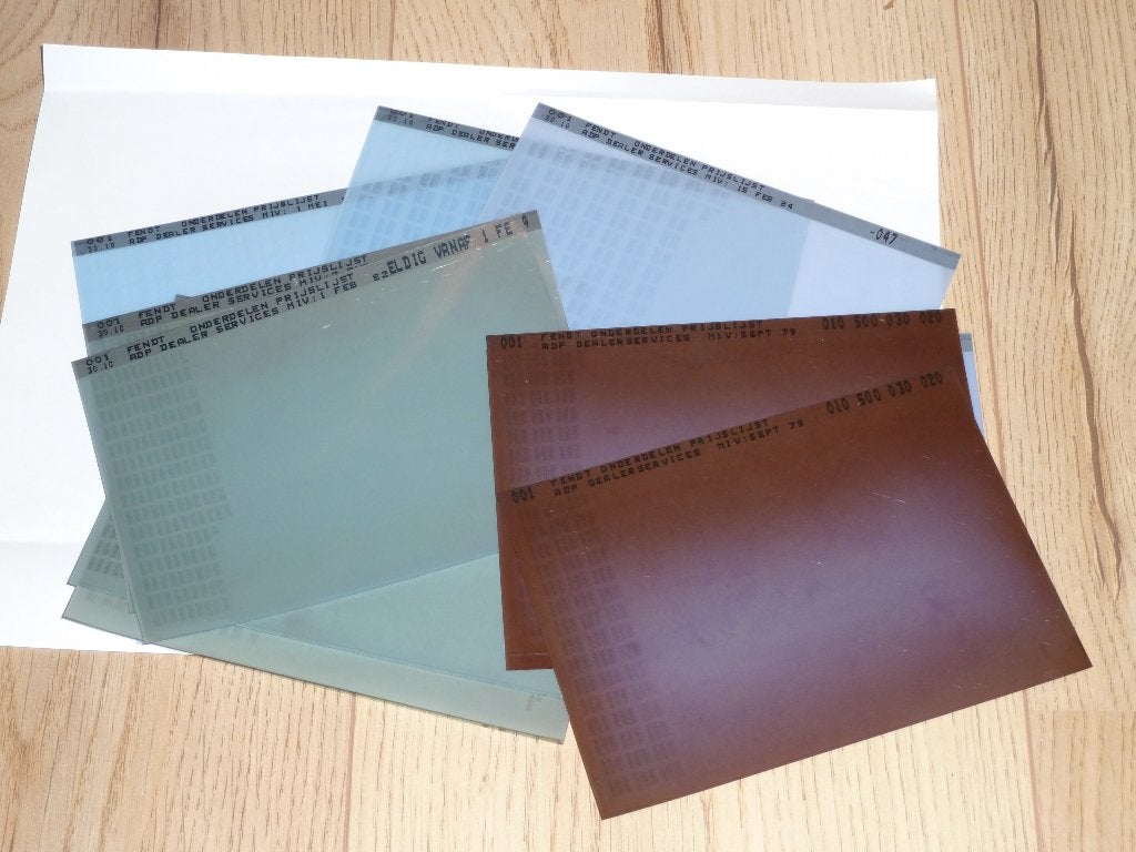 Fendt microfiches, Verzenden, Zo goed als nieuw, Auto's