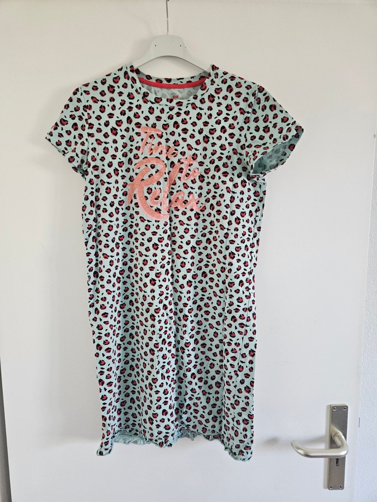 nachthemd 158/164 katoen, Nacht- of Onderkleding, Gebruikt, Meisje, Ophalen of Verzenden