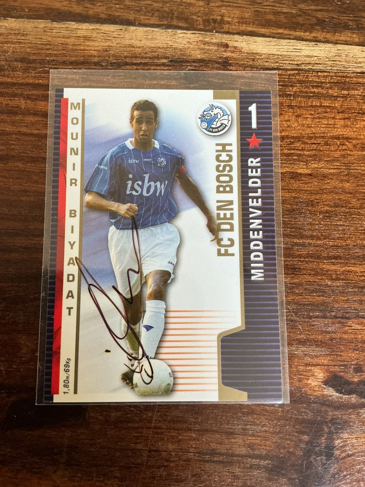 Voetbalplaatje All Stars 2004-2005 FC Den Bosch Biyadat hand, Verzenden, Nieuw, Poster, Plaatje of Sticker