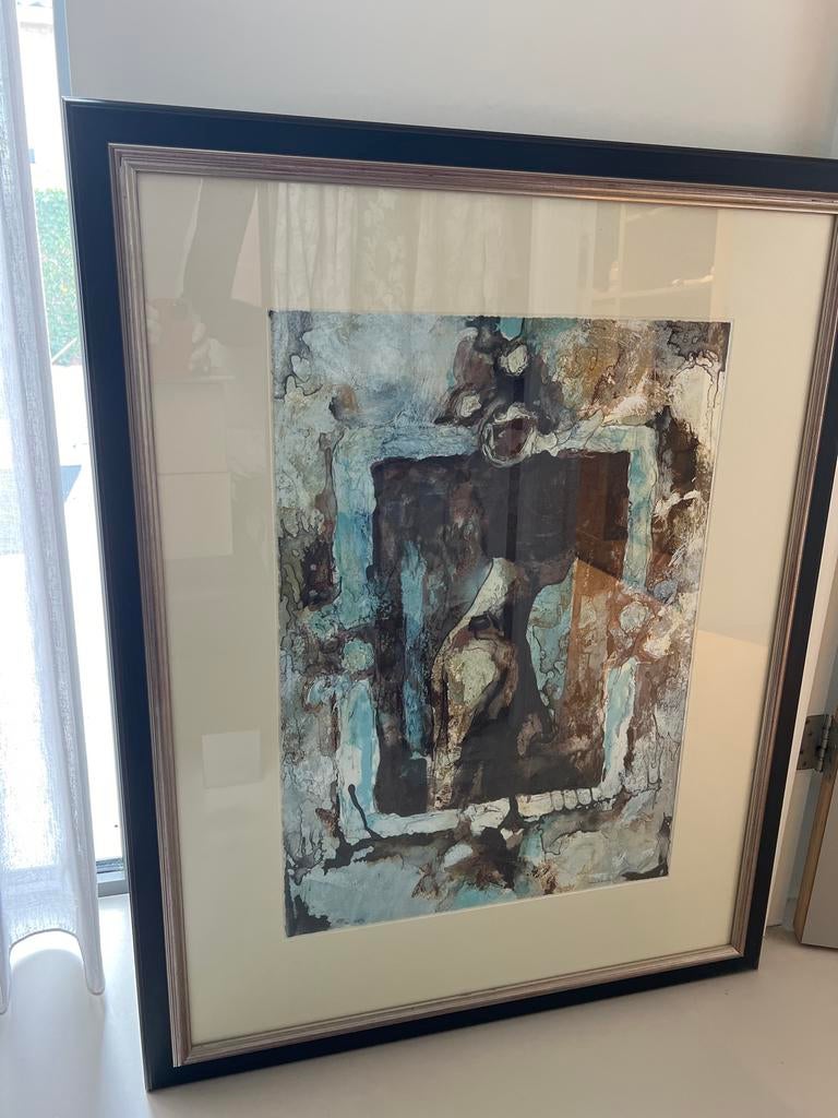 Schilderij, Zeefdruk Hans Vanhorck, Antiek en Kunst, Kunst | Litho's en Zeefdrukken, Ophalen of Verzenden